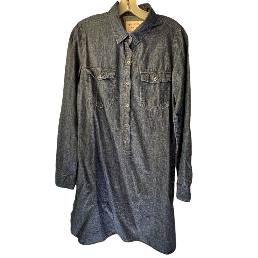 Girl Krazy Denim Dress‎